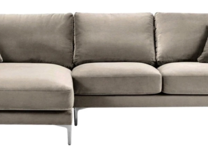 Sofas Stoff Wohnzimmer Design Couchen Polster Sofa Grau Ecksofa loft eckcouch